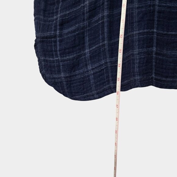 Johnny Was Workshop Esmerelda Embroidered Plaid Tunic M Floral Boho Western NWT - Picture 9 of 9